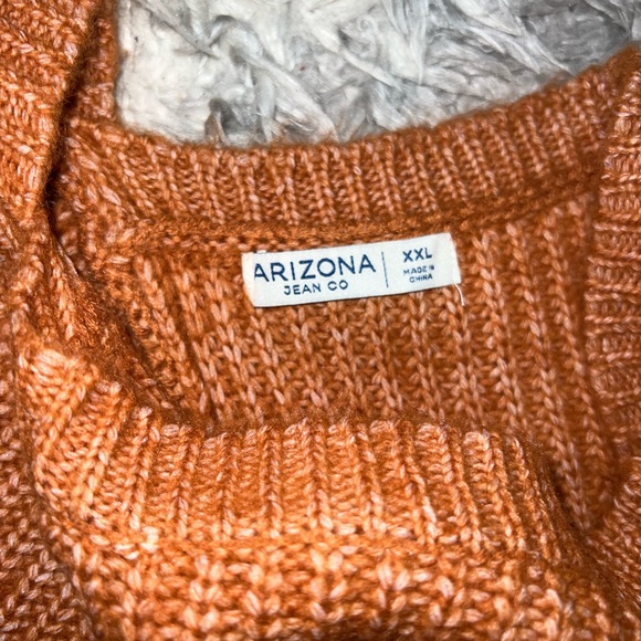Cropped Burnt Orange Arizona Sweater - Picture 2 of 2